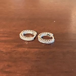SOLD - Pandora - Hearts of Pandora Hoop Earrings